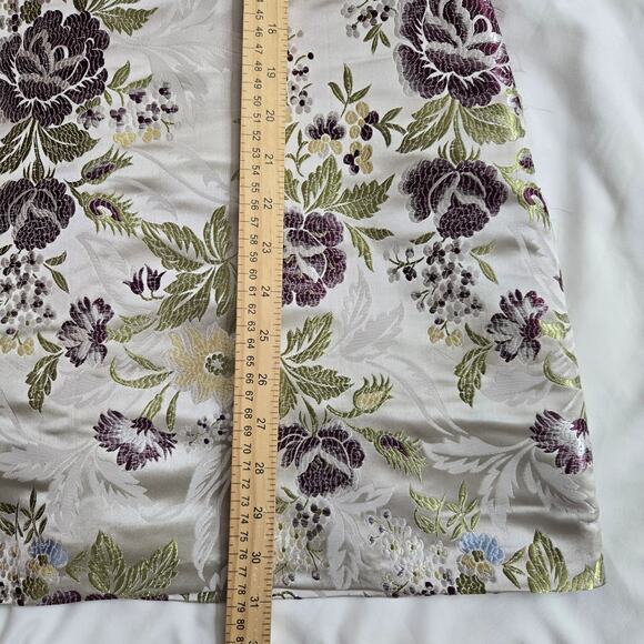 Lulus Cottage Fairy Whimsical Romantic Babydoll Satin Floral Jacquard Mini XL - Picture 11 of 11